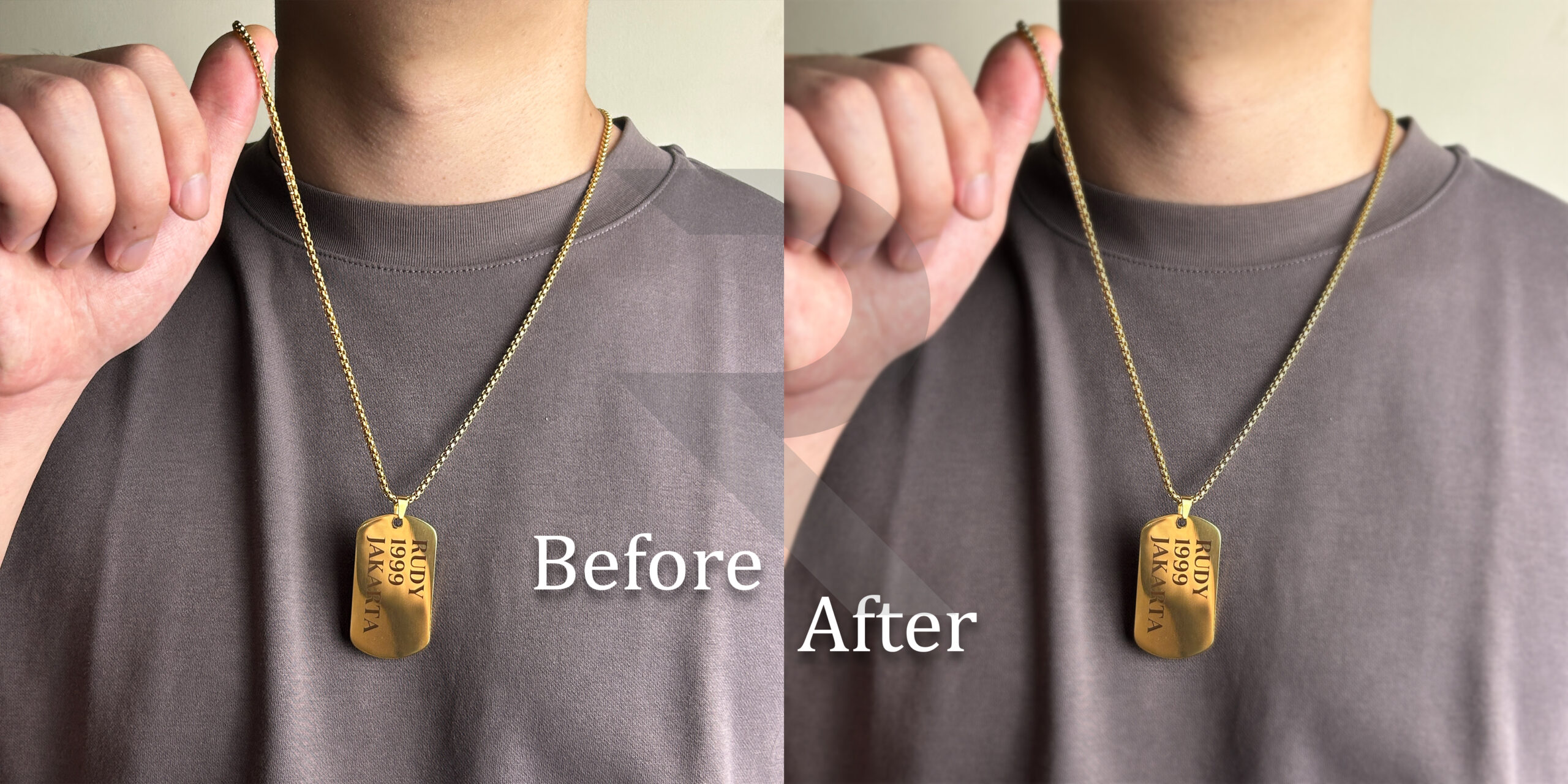 Before After Product Necklace